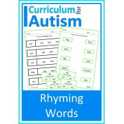 Rhyming Words Worksheets & Clip Cards